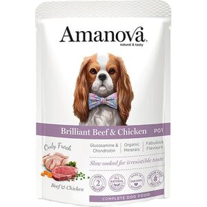 Amanova Ενήλικος Λαμπερός Βοδινό & Κοτόπουλο σακουλάκι 300g