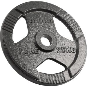 Obciążenie żeliwne olimpijskie 25kg, otwór 51mm, talerz z uchwytami, REBEL ACTIVE