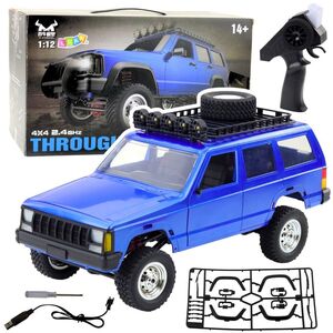 Samochód Terenowy MN78 Zdalnie Sterowany RC Napęd 4x4 Niebieski 1:12