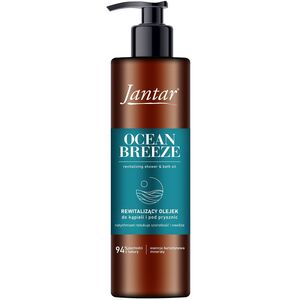 JANTAR Rewitalizujący Olejek pod prysznic i  do kąpieli z esencją bursztynową i minerałami - Ocean Breeze 400 ml