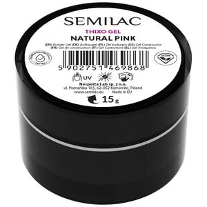 SEMILAC Żel budujący Thixo Gel - Natural Pink 15 g