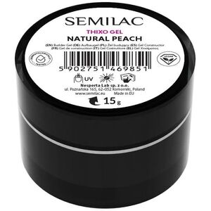 SEMILAC Żel budujący Thixo Gel - Natural Peach 15 g
