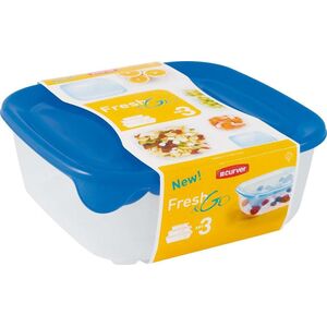 Curver Zestaw trzech pojemników Fresh&Go 3szt. (3253928924027)