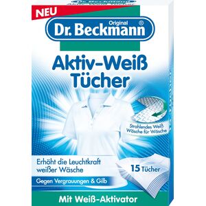 Dr. Beckmann Dr.Beckmann aktyvūs balinimo skudurėliai 15 vnt 64 g