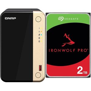 Serwer plików Qnap Qnap TS-264-8G + Seagate IronWolf 2TB (ST2000VN003)