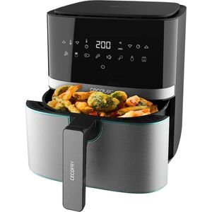 Frytkownica beztłuszczowa Cecotec Frytkownica Bezolejowa Cecotec Cecofry Full InoxBlack 5500 Pro 5,5 L 1700 W