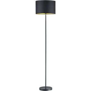 Lampa podłogowa lampa podłogowa Hostel 160 cm E27 stal/tekstylia 60W czarny/złoty