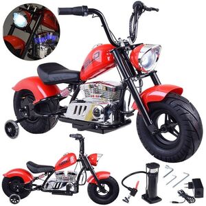 Elektryczny Motor Chopper na akumulator dla dzieci max 80kg manetka PA0318 EDUKAMP