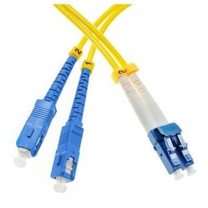 Patchcord SM SC/UPC-LC/UPC duplex 10m 9/125 3.0mm G652D