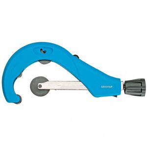 GEDORE pipe cutter for plastic pipes, pipe cutter (blue, for pipes up to 127mm)