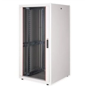 Βασικό ντουλάπι δικτύου ROLINE 48,26cm 19 ίντσες 32 HE 800x800 ΠxΒ γυάλινη πόρτα γκρι