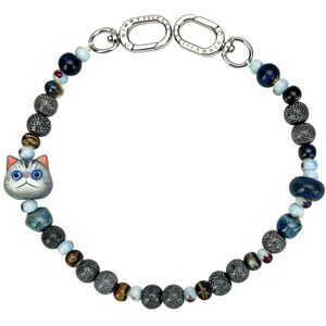 Bag charm handstrap Nimmy New Big Eye Cute Pets 2.0 gray