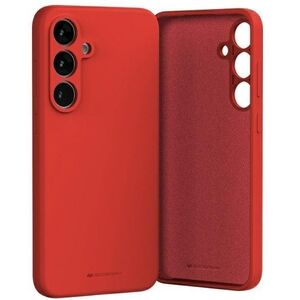 Etui Mercury Silicone do Samsung Galaxy S24 FE czerwony