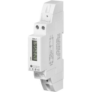 1-fazowy cyfrowy wskaźnik zużycia energii elektrycznej, 40A, 1 moduł, DIN TH-35mm