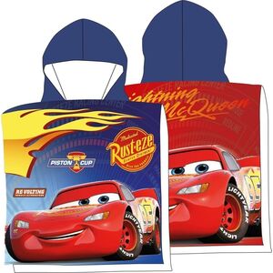 Faro Ręcznik ponczo z kapturem 55x110 Cars Zygzak
