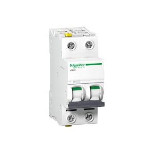 Schneider Electric Wyłącznik nadprądowy 2P D 10A 6kA AC iC60N-D10-2 (A9F05210)