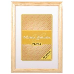 Κορνίζα Victoria Collection Κορνίζα φωτογραφιών Velvet 21x29,7, φυσικό (VI2565)