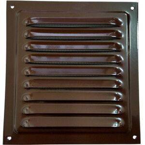 Μεταλλική γρίλια εξαερισμού MVM250SR, 250 x 250 mm, καφέ.
