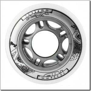 Nils Extreme PU 82A 70x24mm białe kółka (4 szt) (16-2-309)