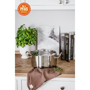 Κλασική κατσαρόλα Heirol Steely Triply, 24 cm / 5.5 L
