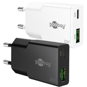 Διπλός γρήγορος φορτιστής USB-C™ PD GaN Slim (20 W)
