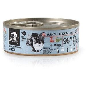 3Coty TURKEY + CHICKEN + KRILL for Senior Cats 80g