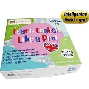 Creativo Learn English Like a Pro fiszki + gra A1