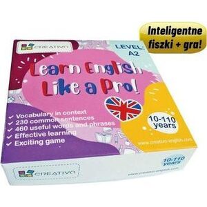 Creativo Learn English Like a Pro fiszki + gra A2