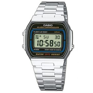 Zegarek Casio Zegarek Retro srebrny (A164WA-1VES)