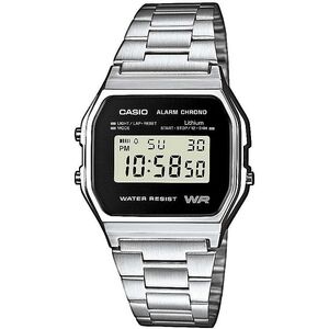 Zegarek Casio Zegarek męski Retro Silver srebrny (A158WEA-1EF)