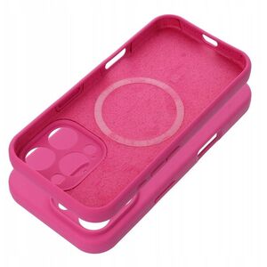 Θήκη SILICONE 2mm για IPHONE 15 Pro Max συμβατή με MagSafe ροζ