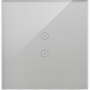 Πάνελ αφής Kontakt-Simon 54 Touch DSTR13/71 ένα μοντέλο δύο κάθετα πεδία αφής ασημί ομίχλη