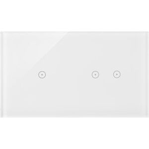 Πάνελ αφής Kontakt-Simon 54 Touch DSTR212/70 δύο μονάδες ένα πεδίο αφής δύο οριζόντια πεδία αφής λευκό μαργαριτάρι