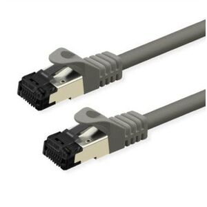 Kabel krosowy VALUE S/FTP (PiMF) kat. 8 (klasa I), LSOH, elastyczny, szary, 3 m