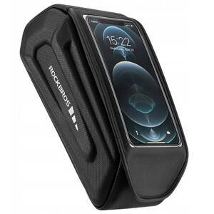 Torba rowerowa Rockbros 30120064001 wodoodporna na ramę z pokrowcem na telefon - czarna