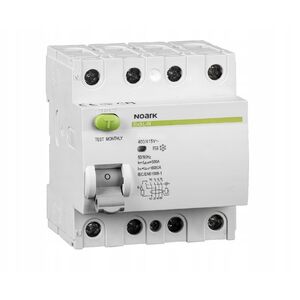 Διακόπτης διαρροής Noark Ex9L-N 108361 4P 25A A 30mA 400V 50Hz IP20 γκρι