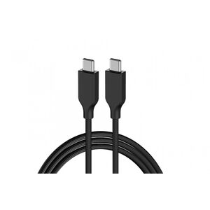 GENIUS καλώδιο φόρτισης ACC-C2CC-3A, 150cm, USB-C σε USB-C, 3A, PD60W, πλεκτό, μαύρο