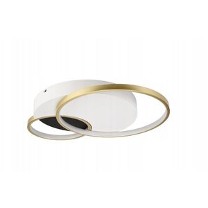 Lamkur Benito 50973 πλαφονιέρα λάμπα οροφής 31W LED 3000-6500K 4400 lm λευκό/χρυσό