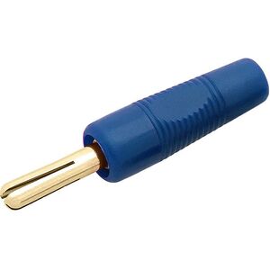 Βύσμα μπανάνας βιδωτό μπλε 44mm χρυσό hq