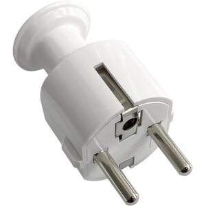 Απλός βύσμα Uni-Schuko 16A, 230V, λευκό