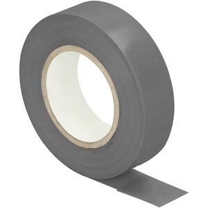 Γκρι μονωτική ταινία, μη εύφλεκτη, πλάτος 19mm, πάχος 0,13mm, μήκος 20m