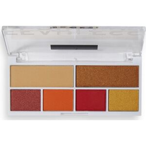 Makeup Revolution Makeup Revolution Relove Paletka cieni do powiek (6) Fearless 1szt