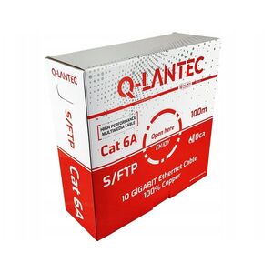 Καλώδιο S/FTP κατ.6A LSOH Dca 100μ 4x2x23AWG (10Gb/s) Q-LANTEC - 10 χρόνια εγγύηση