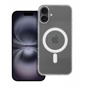 Θήκη CLEAR CASE 2 mm για IPHONE 16 συμβατή με MagSafe (προστασία κάμερας) διαφανής