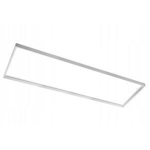 G-TECH Πλαίσιο επιφανειακής τοποθέτησης για LED πάνελ 120x30x6,5cm GTV (τύπου backplate) χωρίς βίδες λευκό GT-RMBK120x30-00