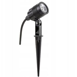 Rabalux Turda LED 7060 φωτιστικό δαπέδου κήπου IP65 1x3W μαύρο διαφανές