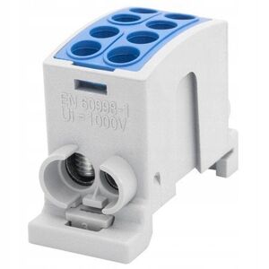 Σφιγκτήρας HLK F-ELEKTRO F2.0358 100A-2 (1x25,1x16 / 1x25,1x16) Al/Cu IP20 μπλε