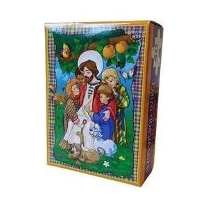 Wydawnictwo Diecezjalne i Drukarnia w Sandomi Puzzle mini 40 - Jezus wśród dzieci