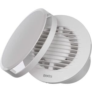 Οικιακός ανεμιστήρας EUROPLAST E-Extra EAT100S, d100 mm, με κάλυμμα, με ρουλεμάν, με χρονοδιακόπτη