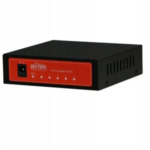 Wi-Tek WI-SG105 μη διαχειριζόμενος Gigabit Ethernet (10/100/1000) Μαύρο, Πορτοκαλί